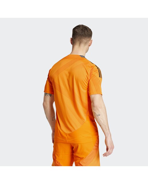 T-shirt de Homem 2.º Equipamento Real Madrid 24/25 Authentic Laranja-2