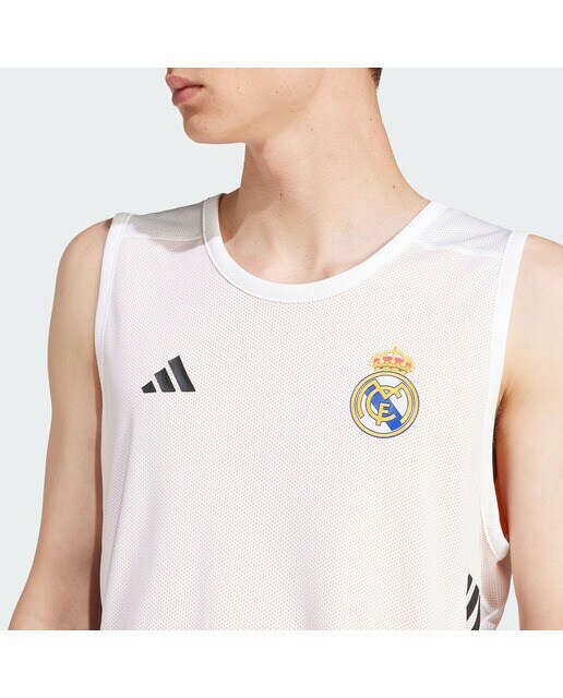 T-shirt sem Mangas Real Madrid Reversível Branco-3