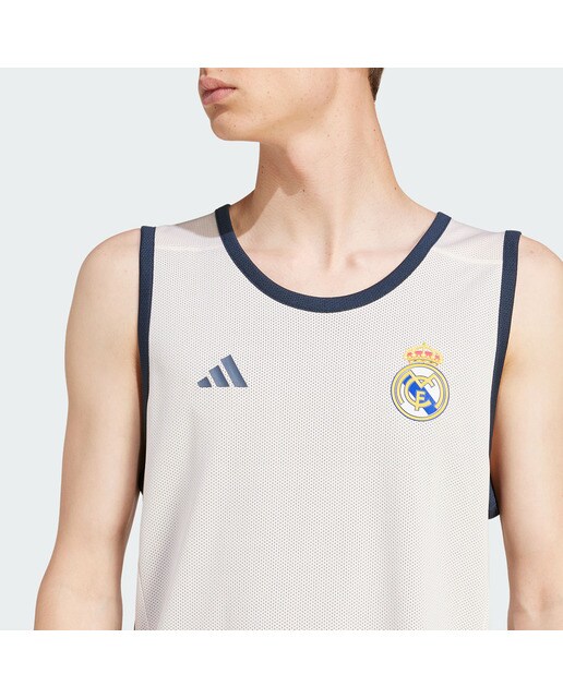 T-shirt sem Mangas Real Madrid Reversível Azul-3