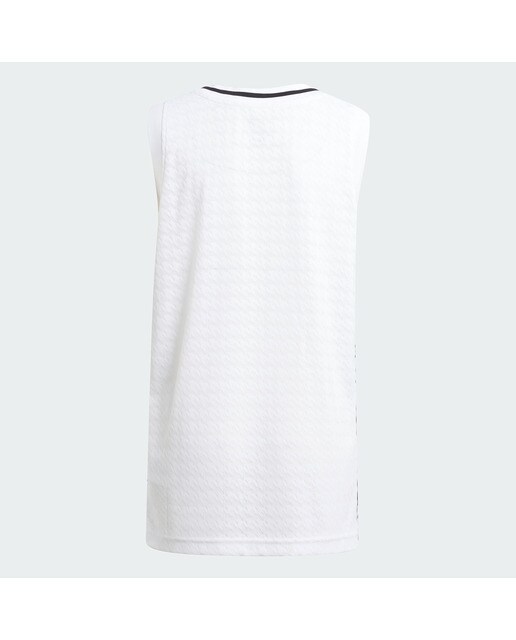 T-shirt de Basquetebol de Criança 1.º Equipamento Real Madrid Basquetebol Branco-2