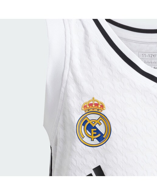 T-shirt de Basquetebol de Criança 1.º Equipamento Real Madrid Basquetebol Branco-3