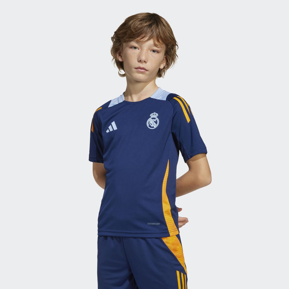 T-shirt de Treino de Criança Real Madrid Tiro 24 Competition Azul-marinho-1