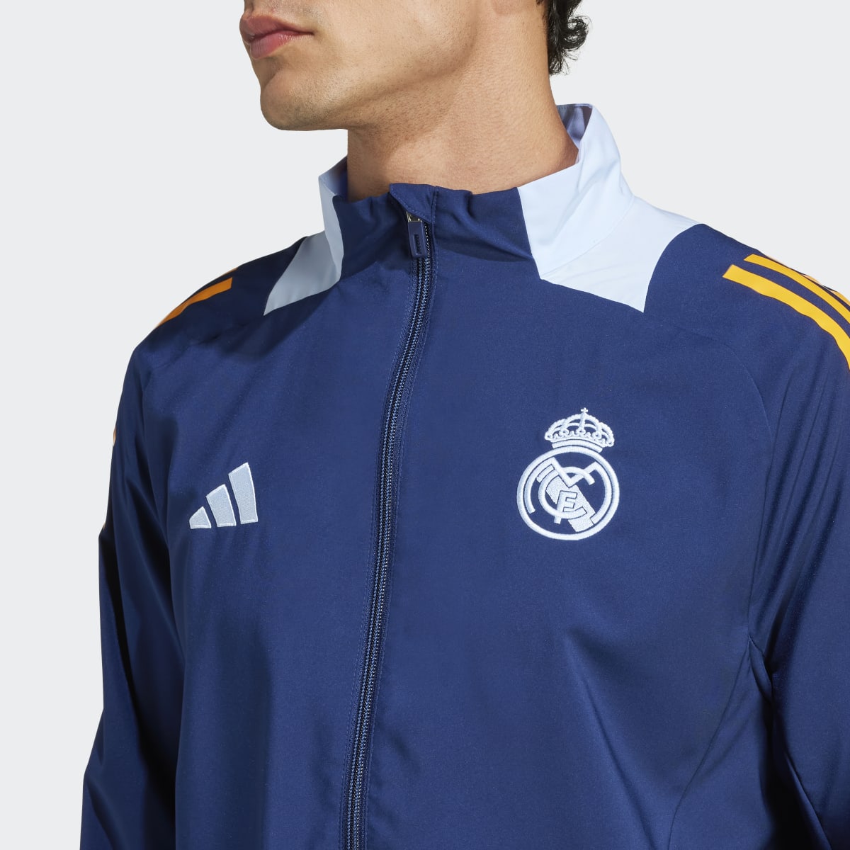 Casaco de Apresentação Real Madrid Tiro 24 Competition Azul-2