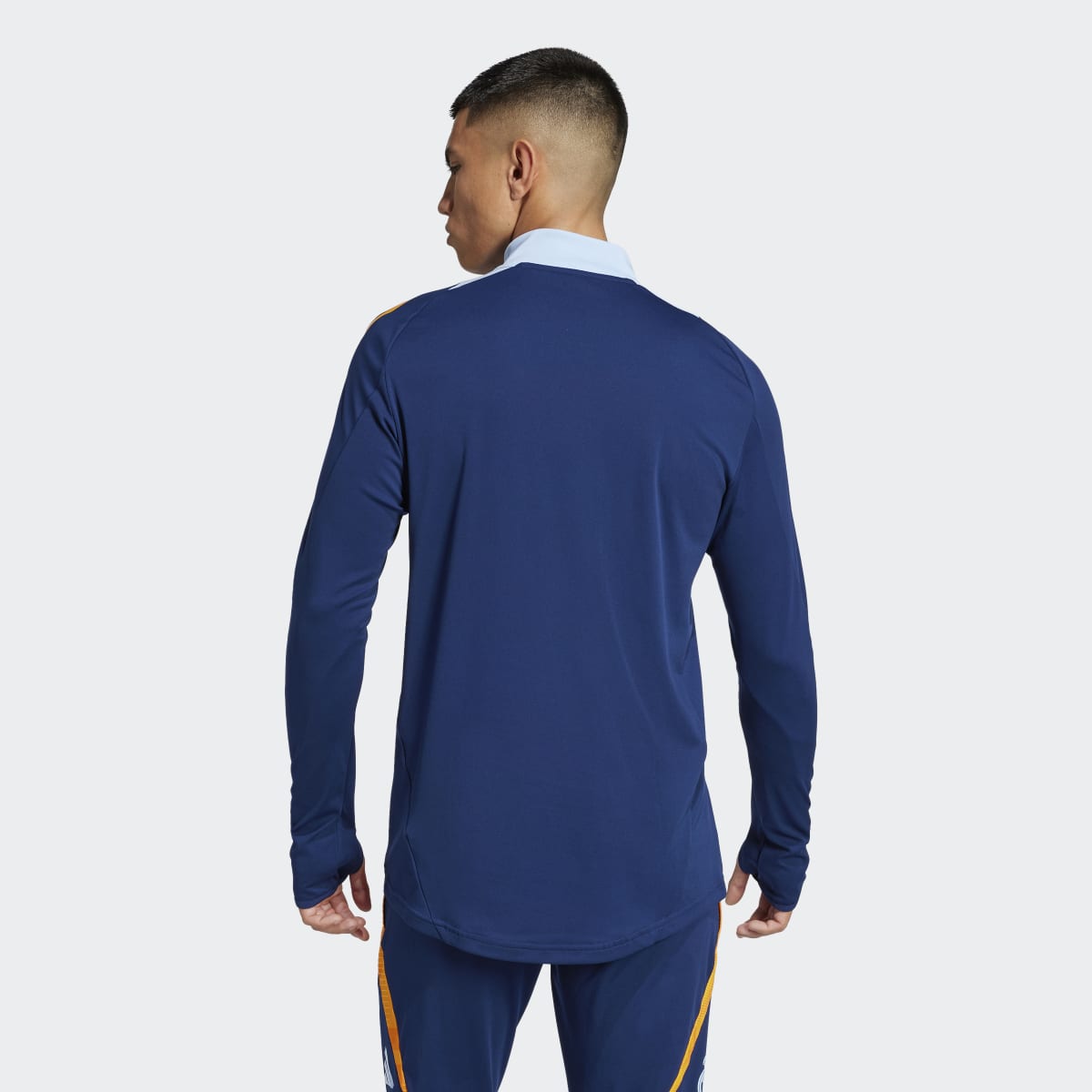 Sweatshirt de Treino de Homem Real Madrid Tiro 24 Competition Azul-marinho-2