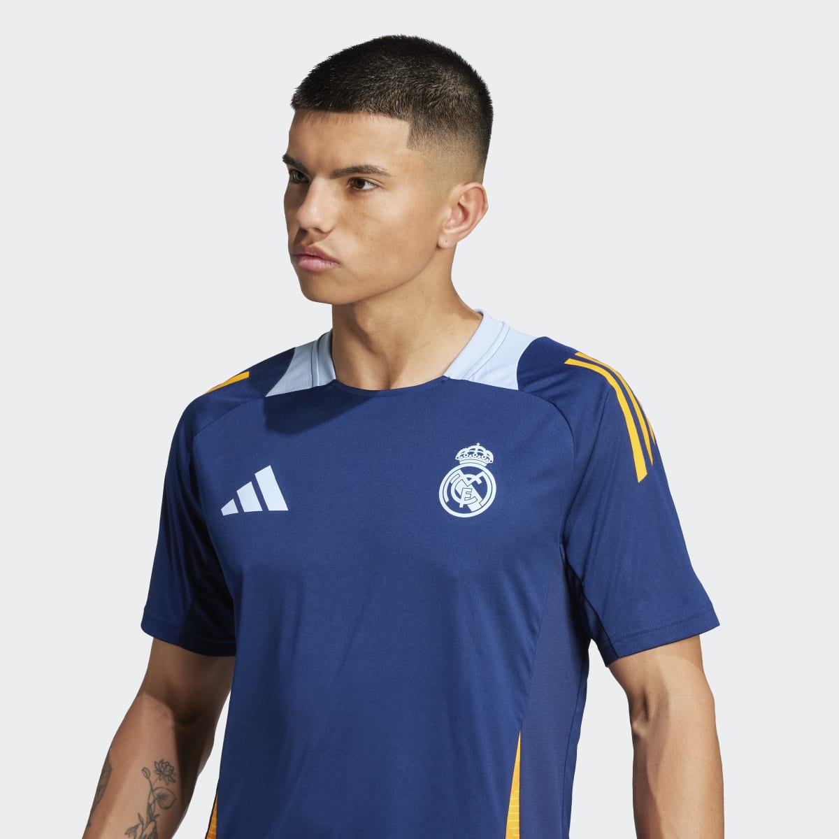 T-shirt de Treino de Homem Real Madrid Tiro 24 Competition Azul-marinho-5