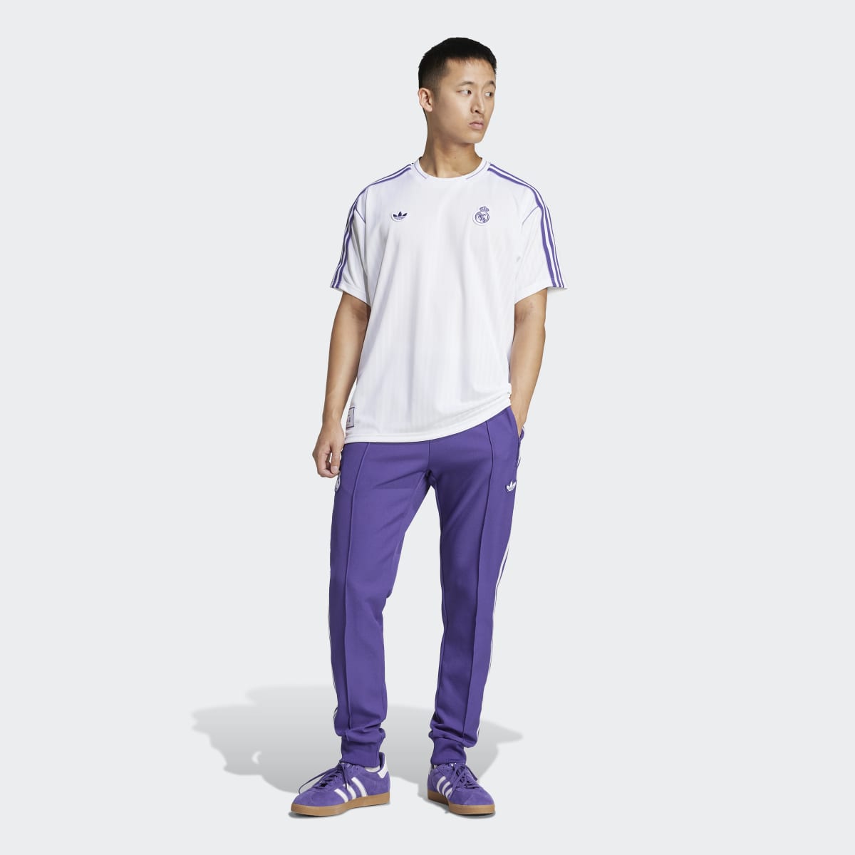 T-shirt Unissexo Real Madrid Terrace Icons Branco-5