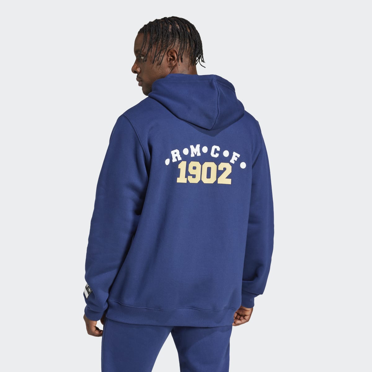 Sweatshirt de Homem com Capuz Real Madrid VRCT Azul-2
