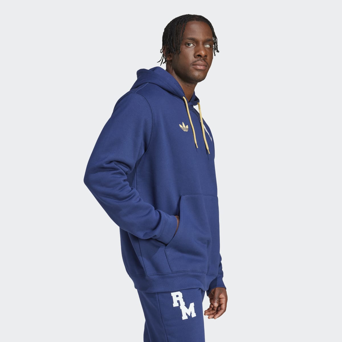Sweatshirt de Homem com Capuz Real Madrid VRCT Azul-4