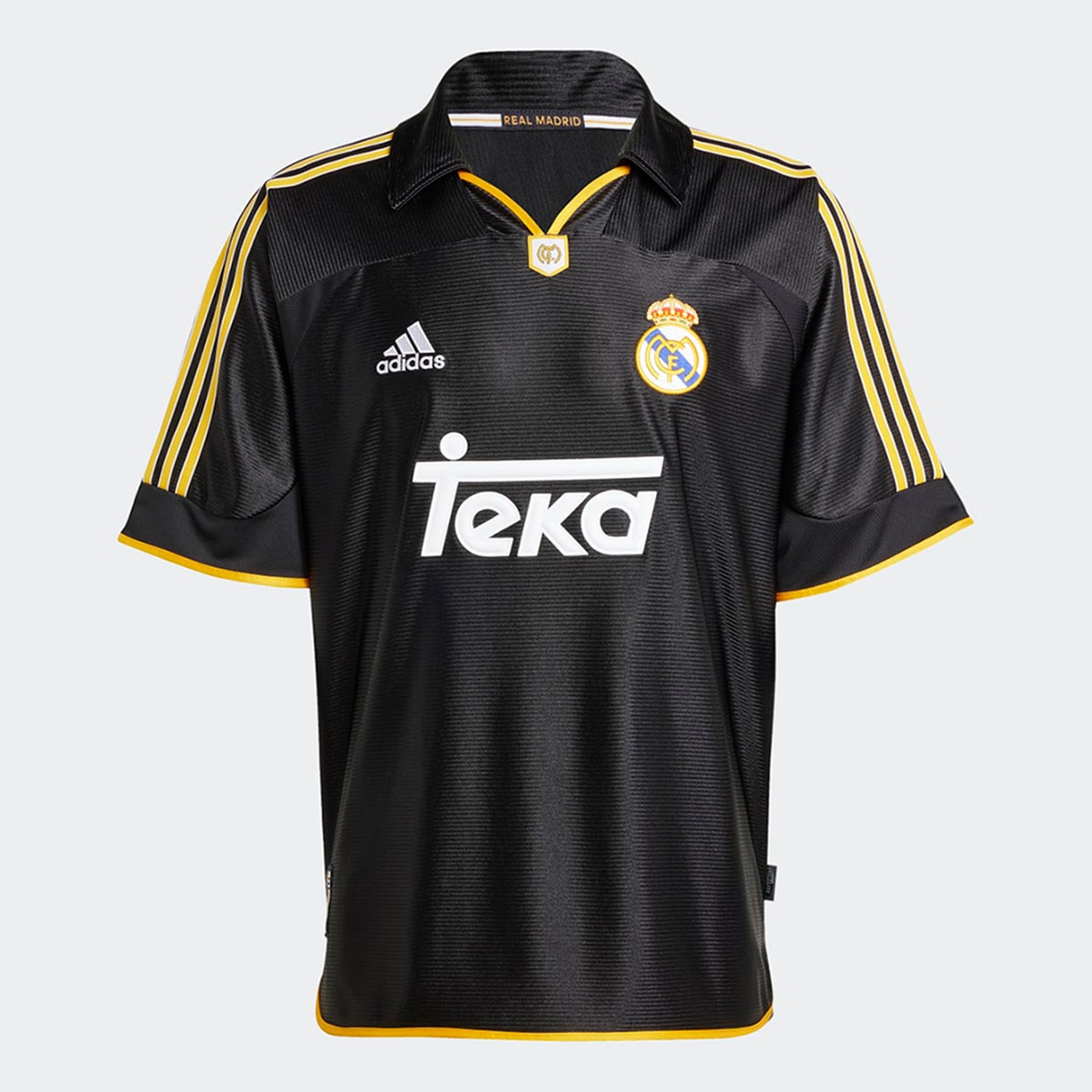 T-shirt Exterior de Homem Real Madrid 99/00 Preto-1