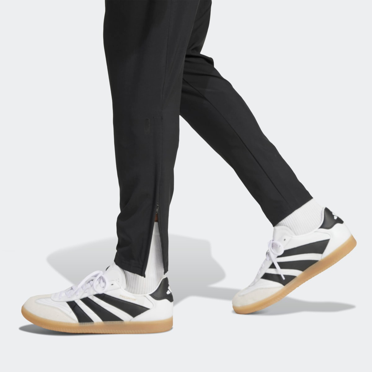 Calças de Homem Real Madrid Tiro 25 Competition Vis Tech Travel Preto-4