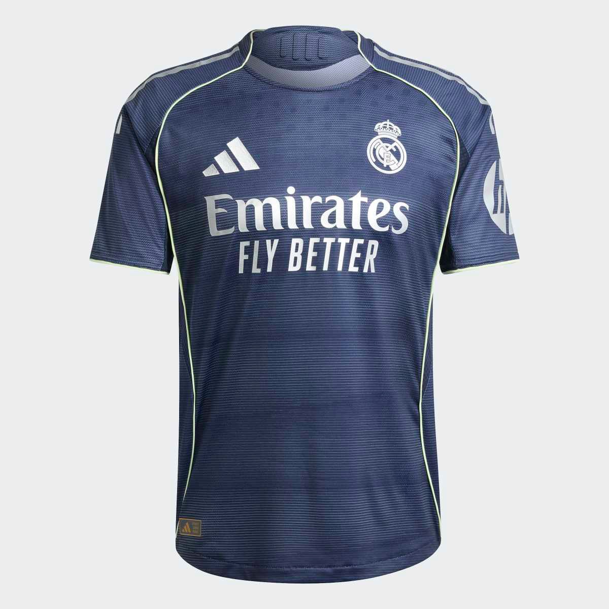 T-shirt de Homem 2.º Equipamento Real Madrid CF 2025-2026 Authentic Azul-7