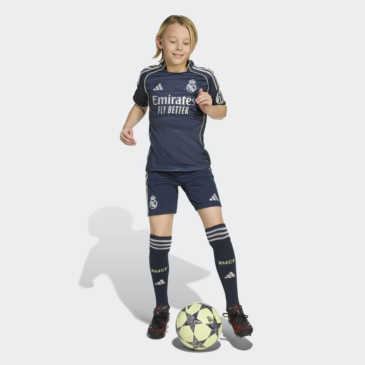 Calções de Criança 2.º Equipamento Real Madrid CF 2025-2026 Azul-7