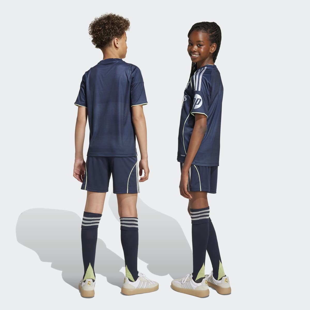 Conjunto de Criança 2.º Equipamento Real Madrid CF 2025-2026 Azul-2