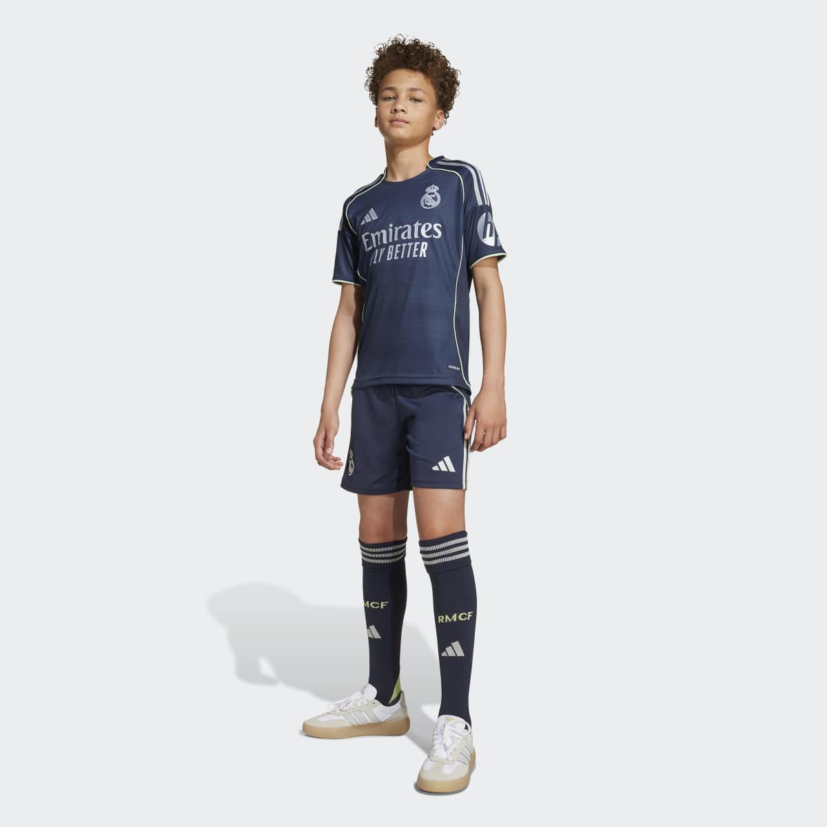 Conjunto de Criança 2.º Equipamento Real Madrid CF 2025-2026 Azul-5