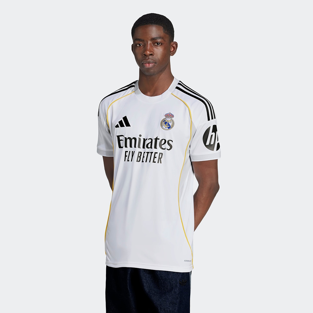 Imagem 0 de T-shirt de Homem 1.º Equipamento Real Madrid CF 2025-2026
