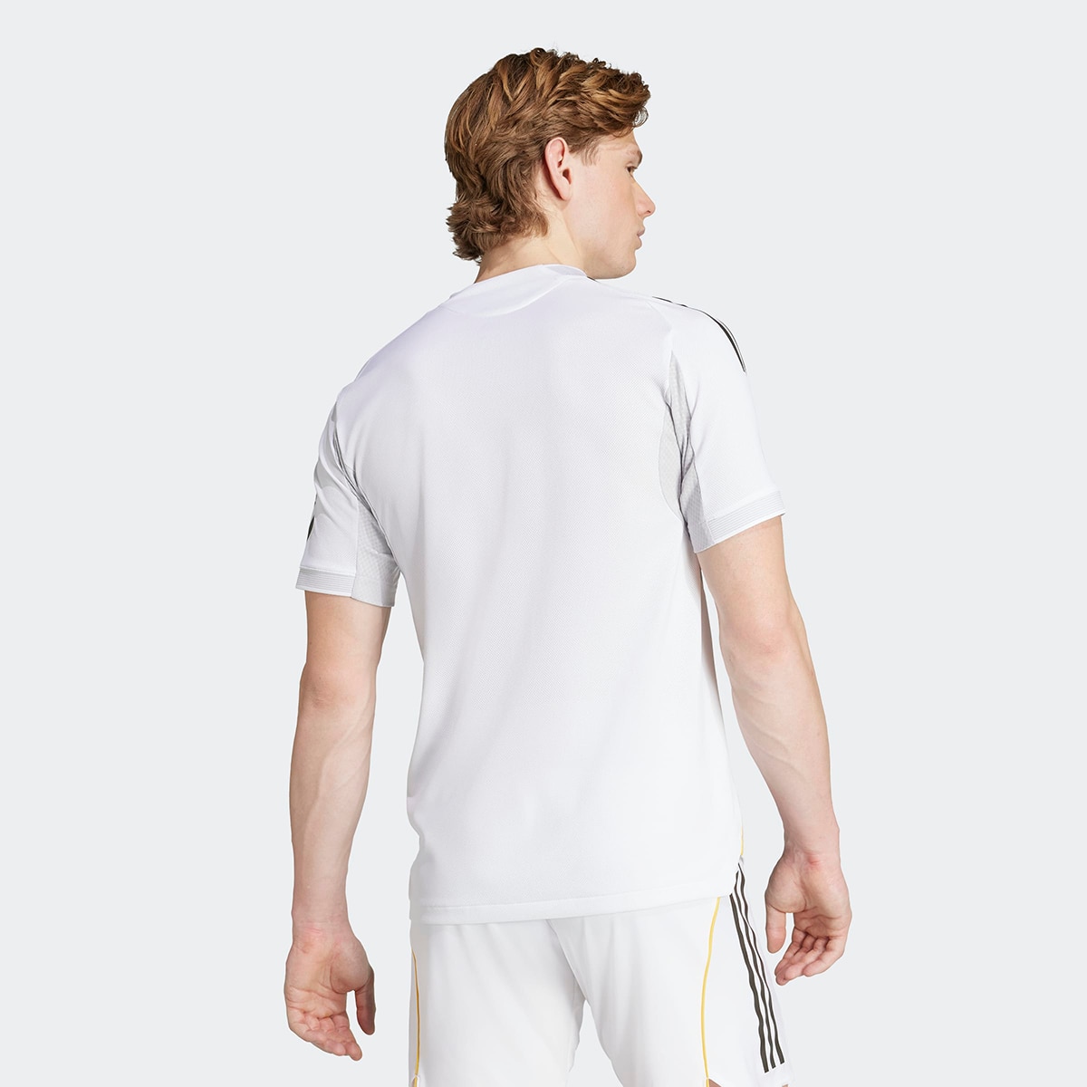 T-shirt de Homem 1.º Equipamento Real Madrid CF 2025-2026 Authentic Branco-2