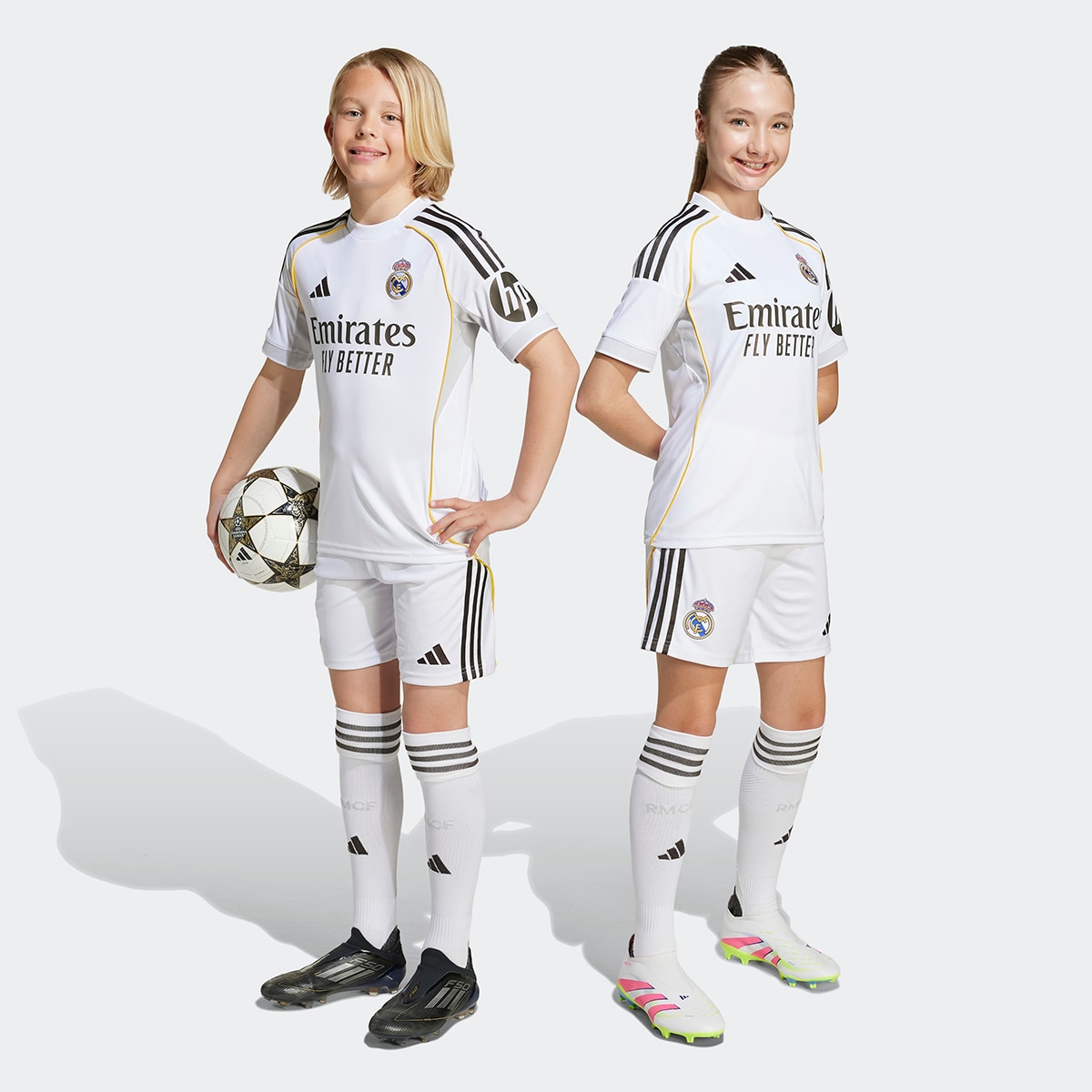 Imagem 0 de Conjunto de Criança 1.º Equipamento Real Madrid CF 2025-2026