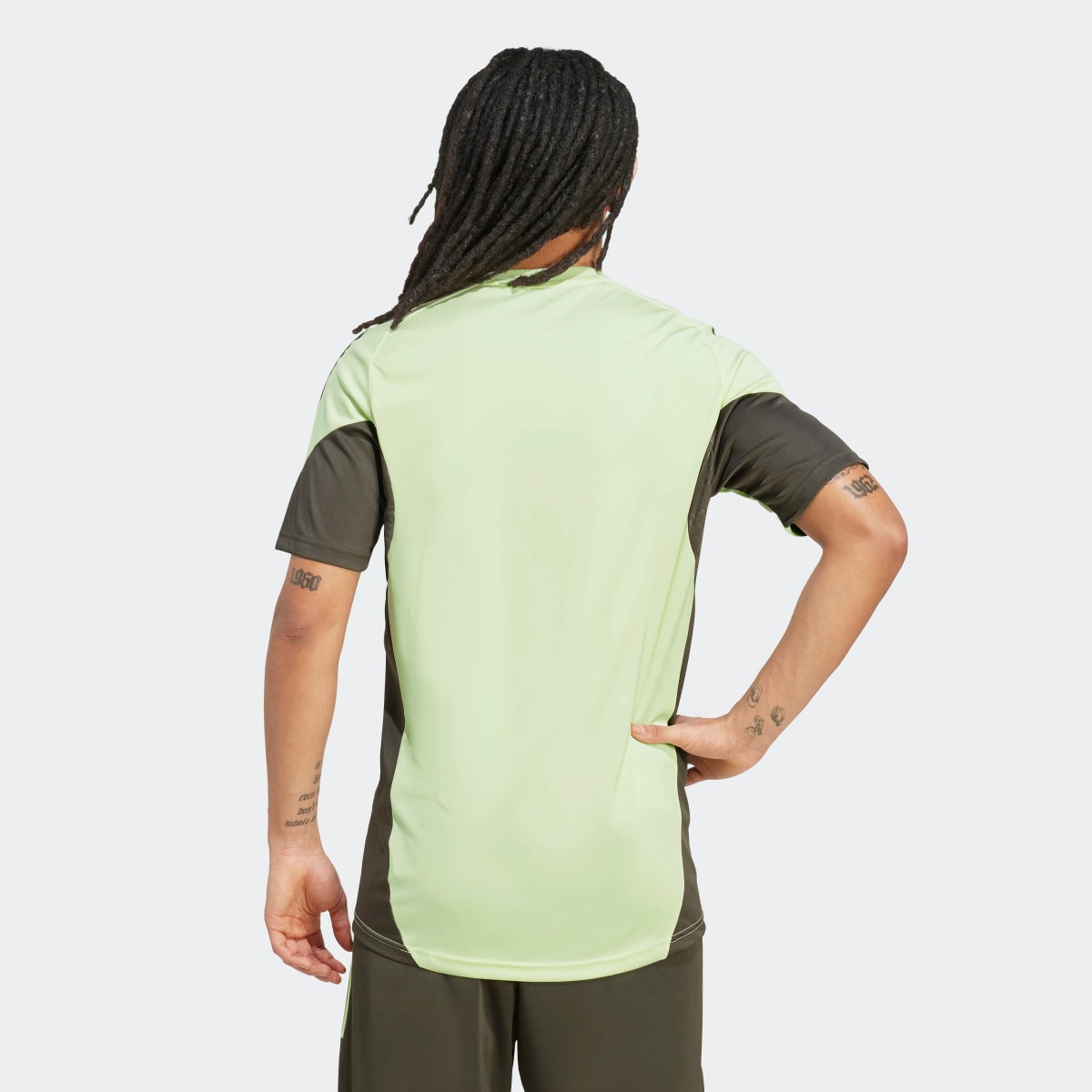 T-shirt de Treino de Homem Real Madrid CF 2025-2026 Tiro 25 Competition Verde-2