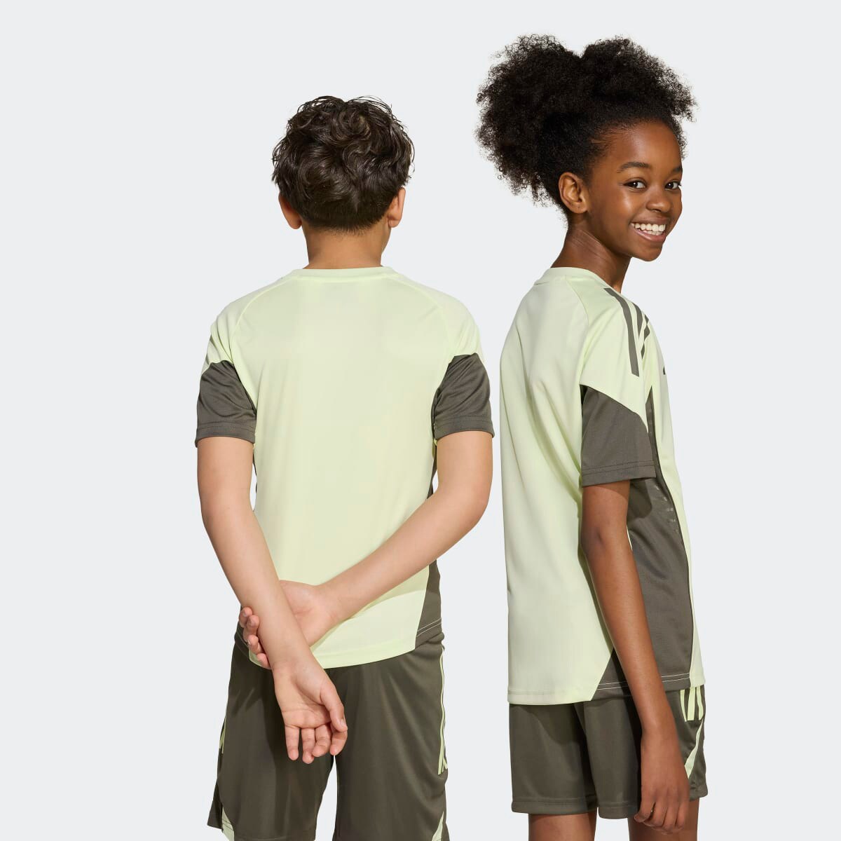 T-shirt de Treino de Criança Real Madrid CF 2025-2026 Tiro 25 Competition Verde-2