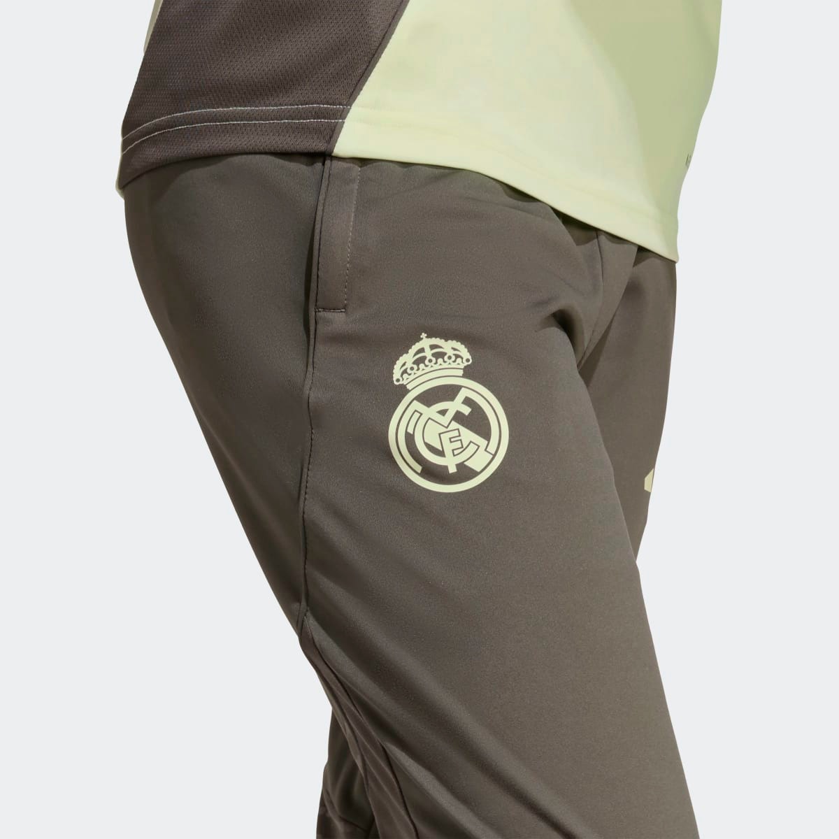 Calças de Treino de Criança Real Madrid CF 2025-2026 Tiro 25 Competition Cinzento-4