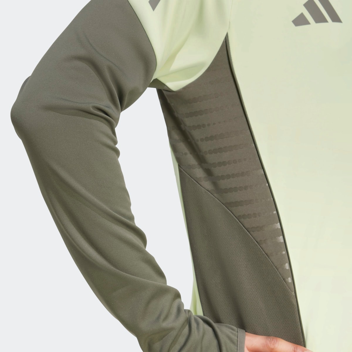 Sweatshirt de Treino de Homem Real Madrid CF 2025-2026 Tiro 25 Competition Verde-3
