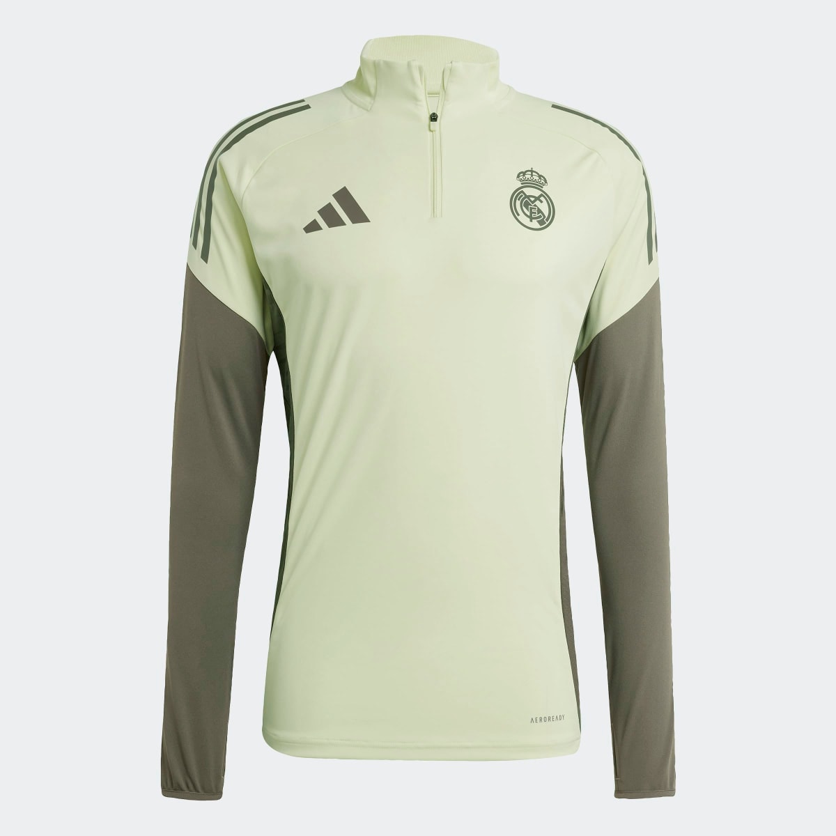Sweatshirt de Treino de Homem Real Madrid CF 2025-2026 Tiro 25 Competition Verde-6