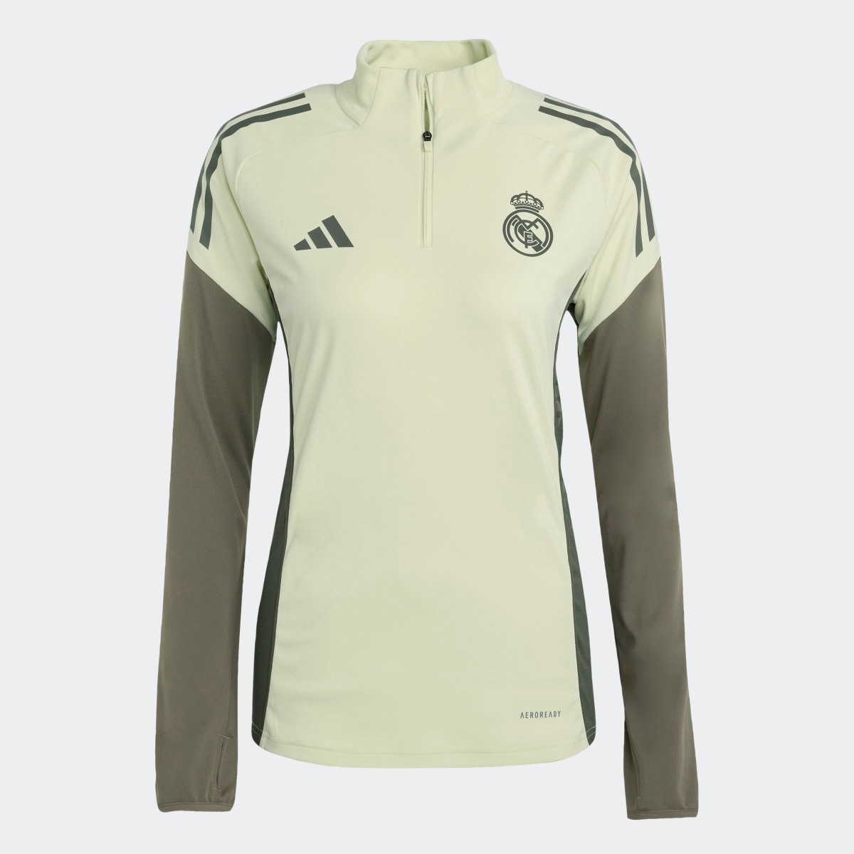 Sweatshirt de Treino de Criança Real Madrid CF 2025-2026 Tiro 25 Competition Verde-8