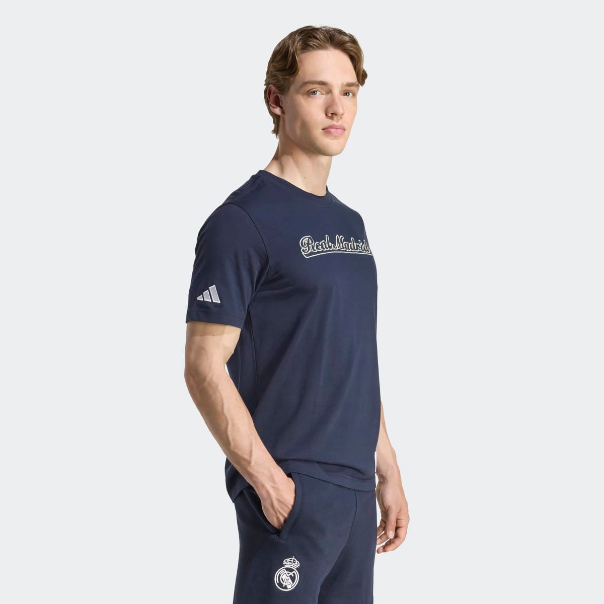 T-shirt de Homem Real Madrid CF 2025-2026 US Pack Azul-3