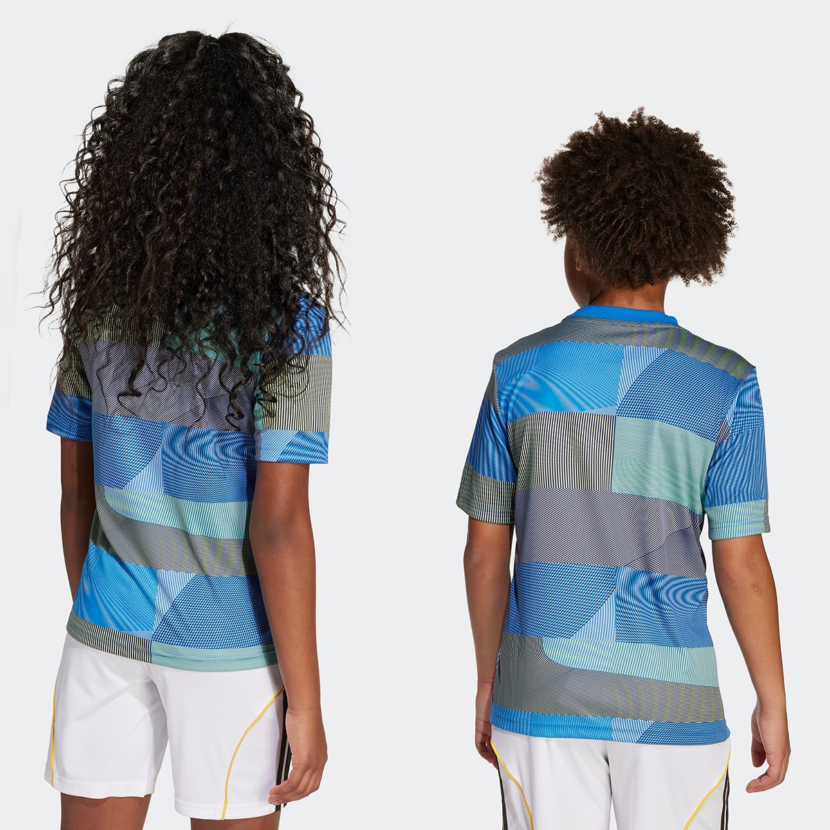 T-shirt de Aquecimento de Criança Real Madrid CF 2025-2026 Azul-2