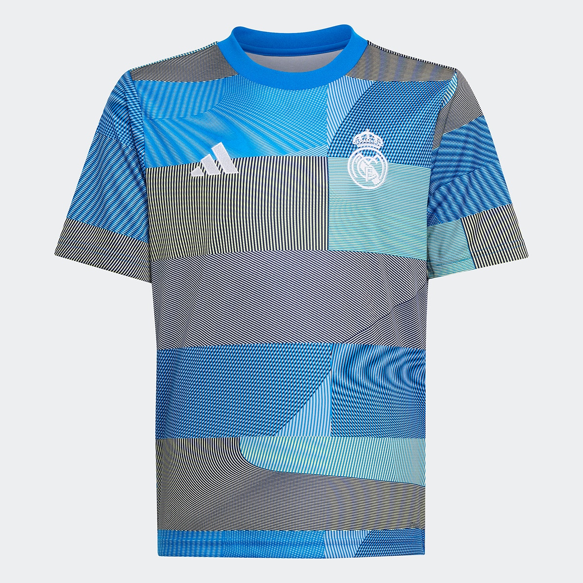 T-shirt de Aquecimento de Criança Real Madrid CF 2025-2026 Azul-3