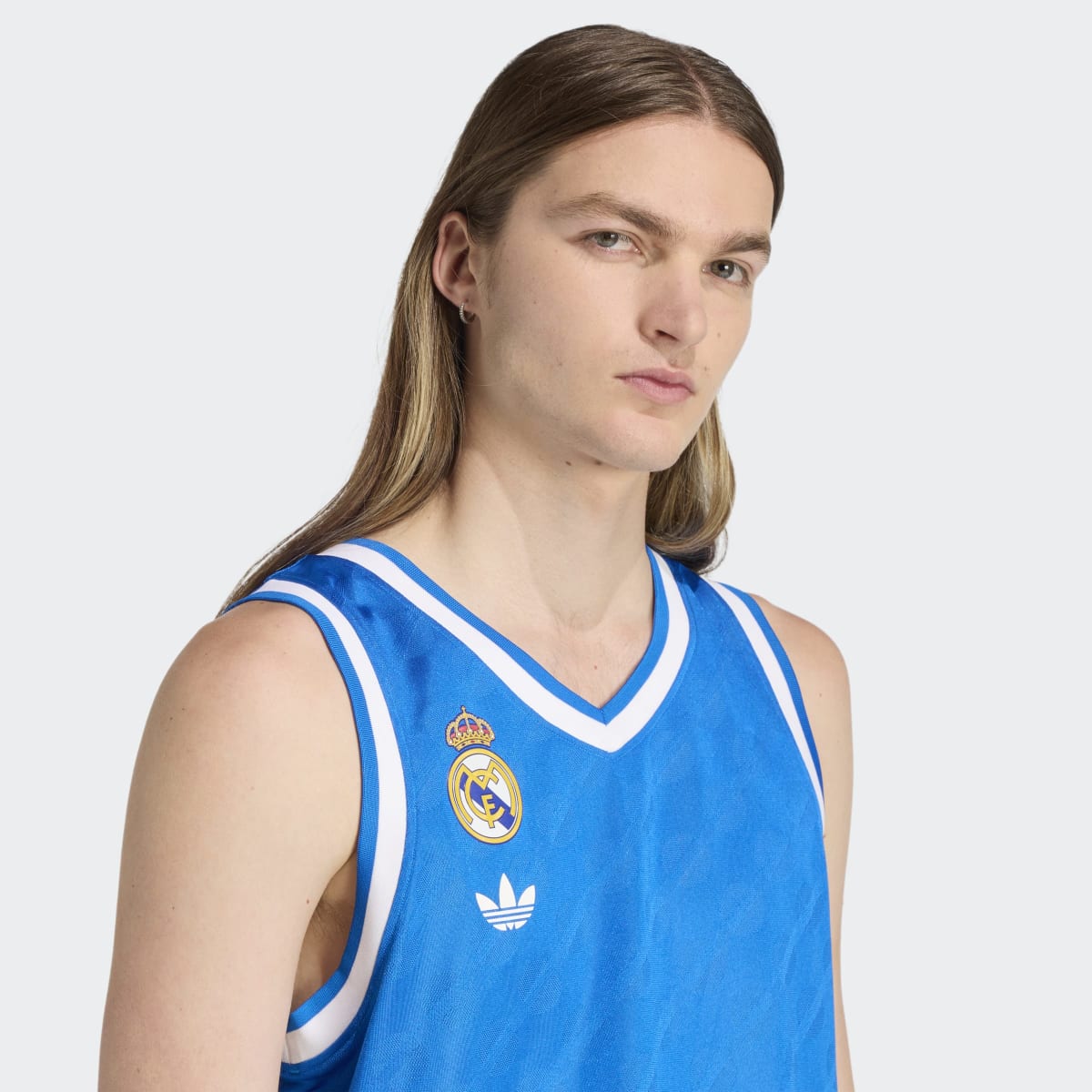T-shirt de Homem 3.º Equipamento Real Madrid Basquetebol 2025-2026 Azul-4