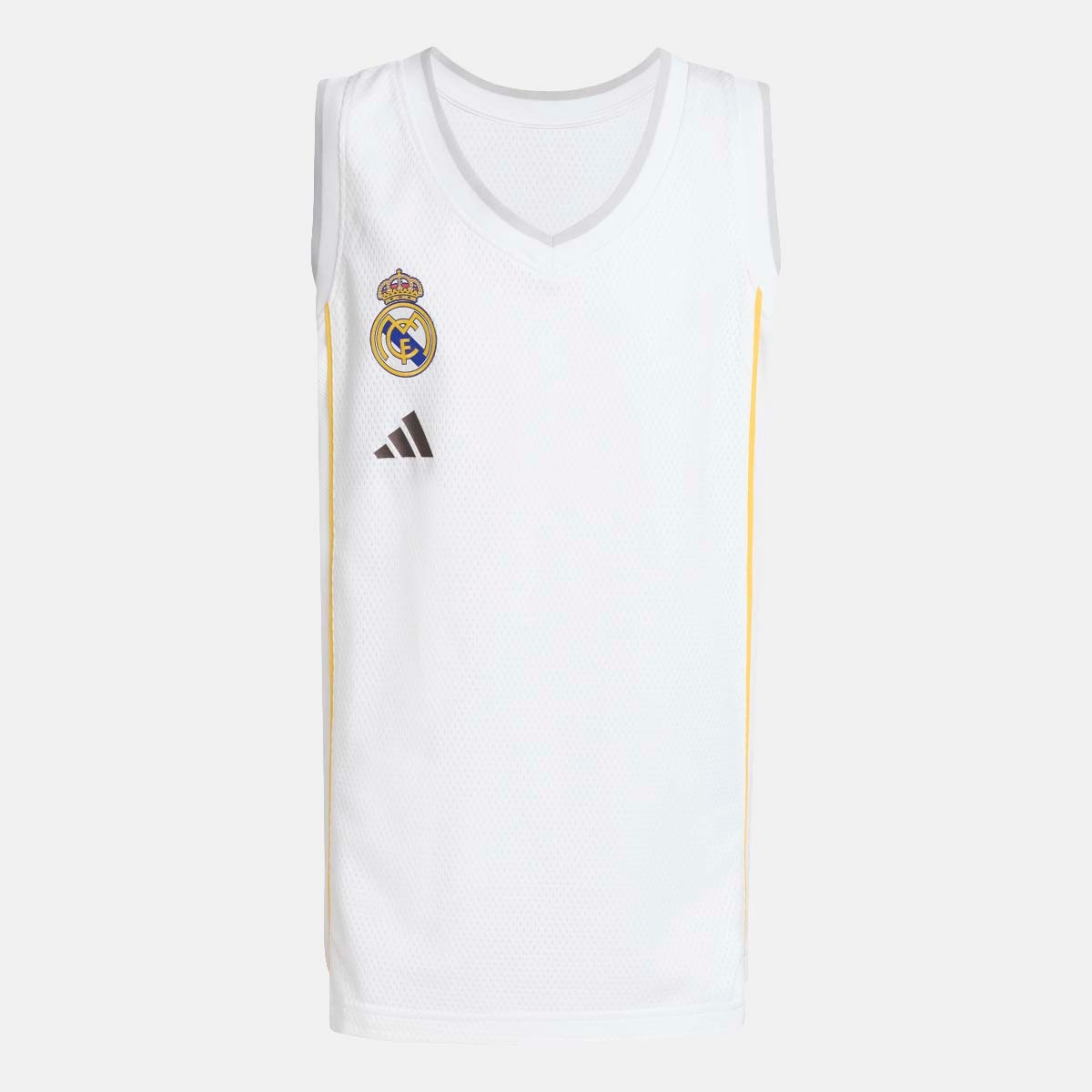 T-shirt de Criança 1.º Equipamento Real Madrid Basquetebol 2025-2026 Branco-2
