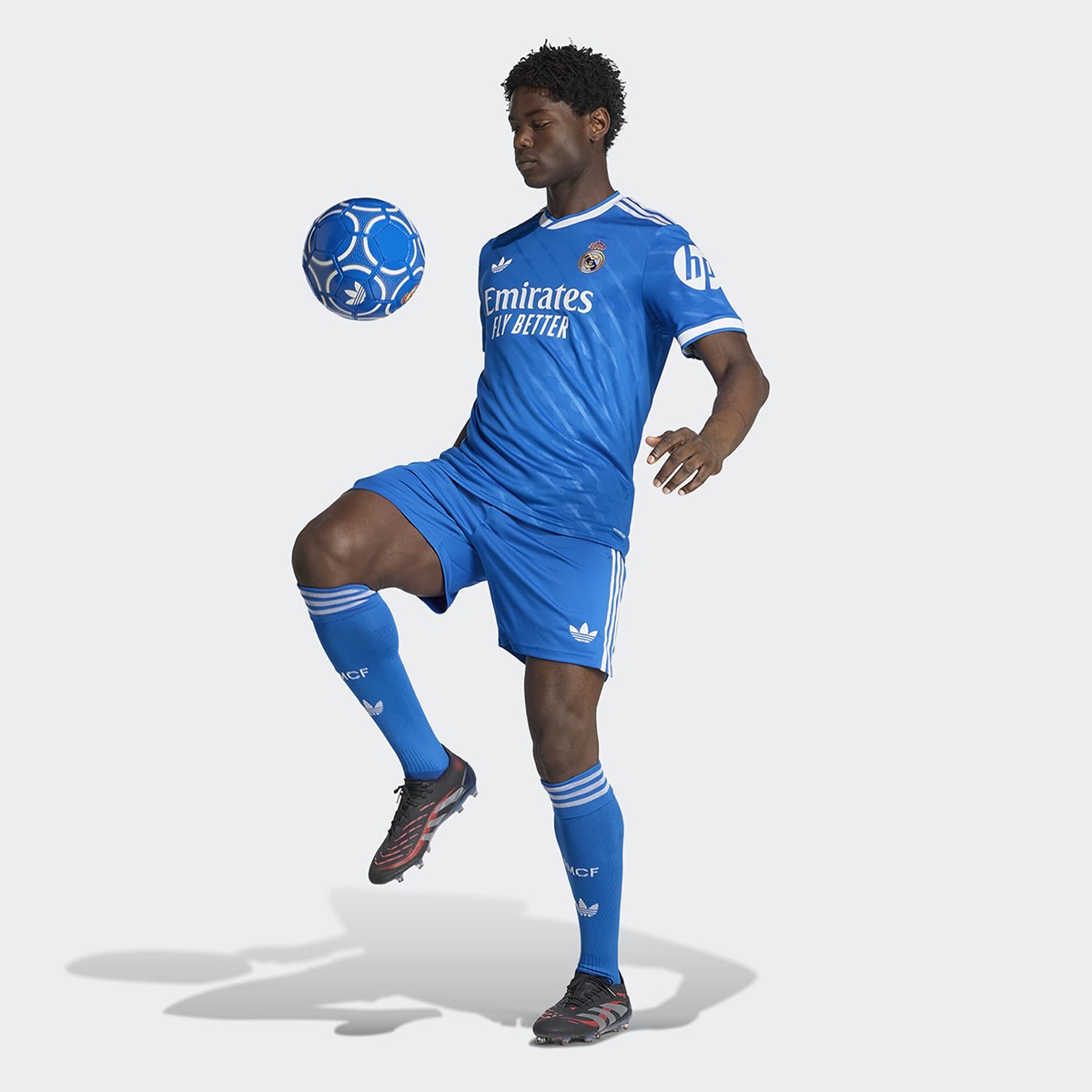 Calções de Homem 3.º Equipamento Real Madrid CF 2025-2026 Azul-5