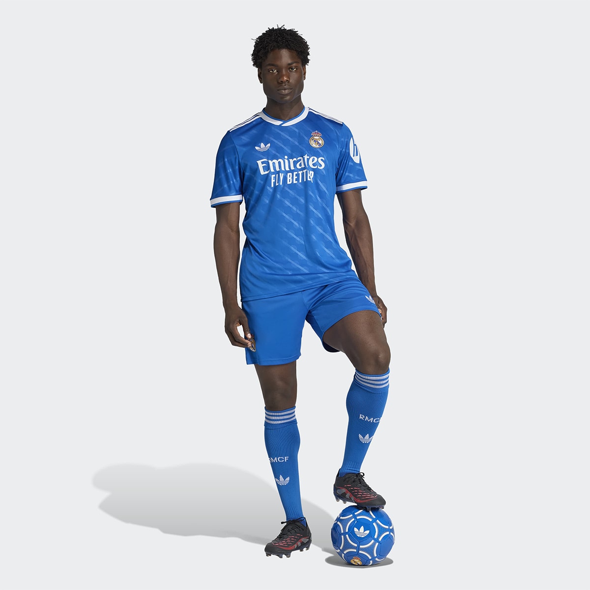 Calções de Homem 3.º Equipamento Real Madrid CF 2025-2026 Azul-7