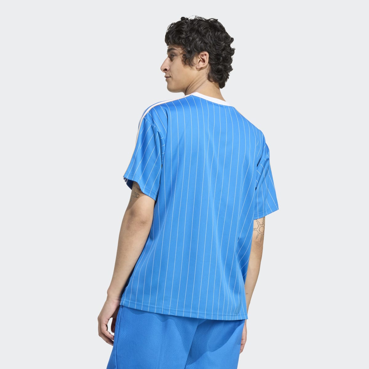 T-shirt de Homem Real Madrid CF Terrace Icons Originals Azul-4