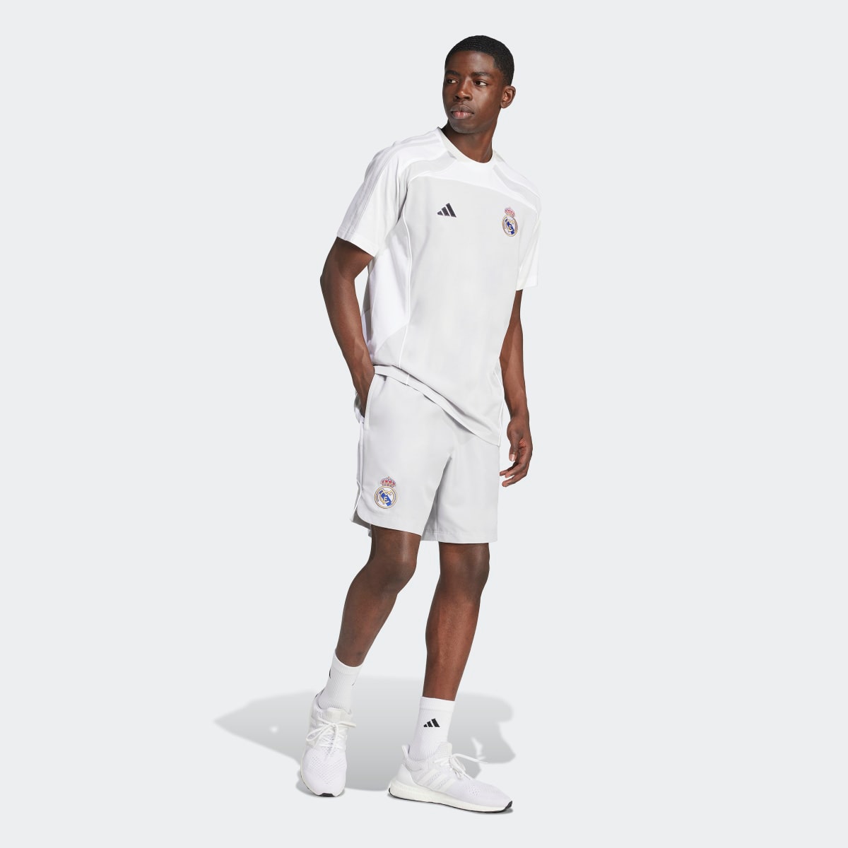 T-shirt de Homem Real Madrid CF 2025-2026 UBP Cinzento-5