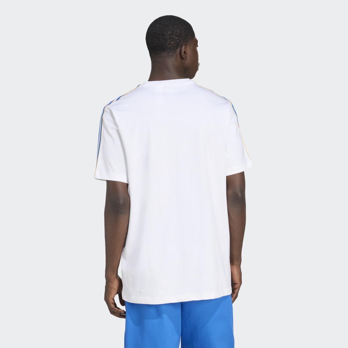 T-shirt de Homem Real Madrid CF Terrace Icons Originals Branco-2