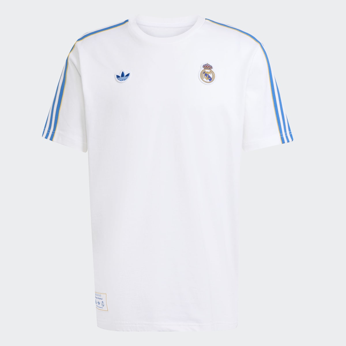 T-shirt de Homem Real Madrid CF Terrace Icons Originals Branco-6
