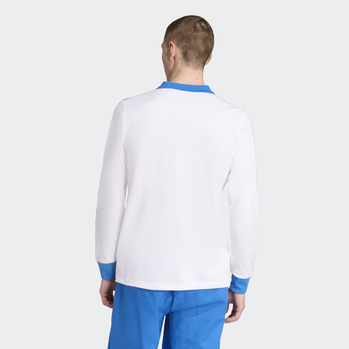 Polo de Homem Real Madrid CF Terrace Icons Originals Branco-2