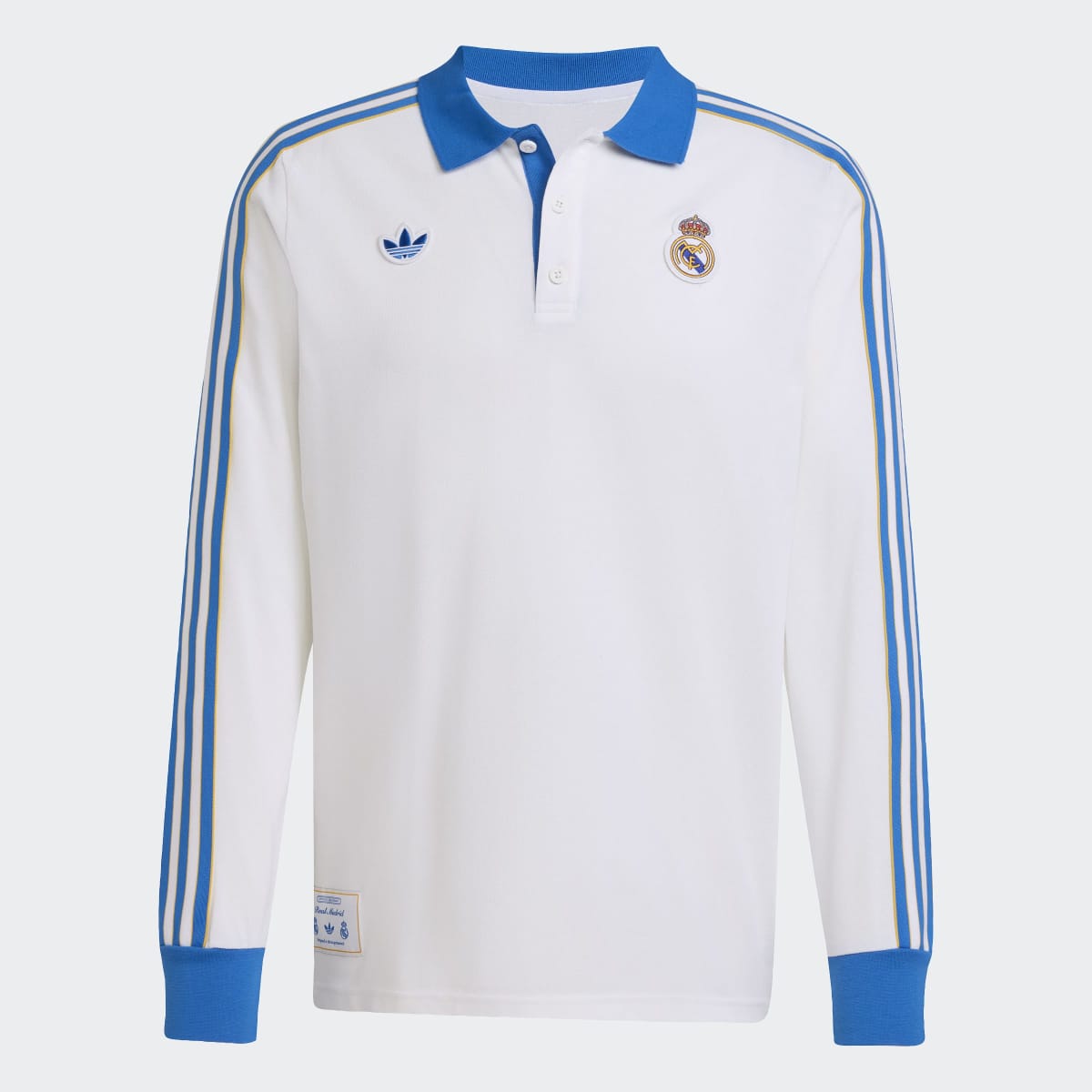 Polo de Homem Real Madrid CF Terrace Icons Originals Branco-6