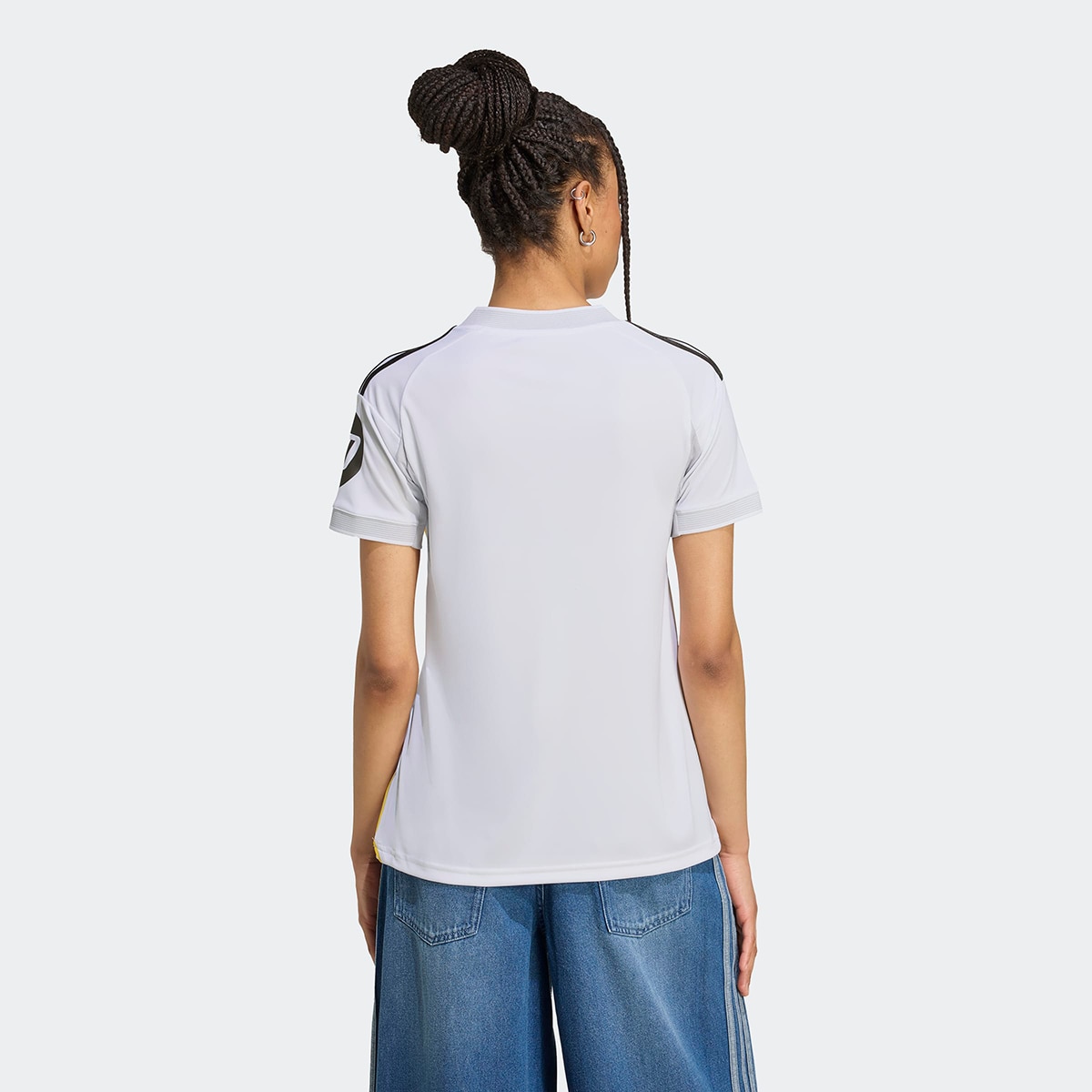 T-shirt de Mulher 1.º Equipamento Real Madrid CF 2025-2026 Branco-2