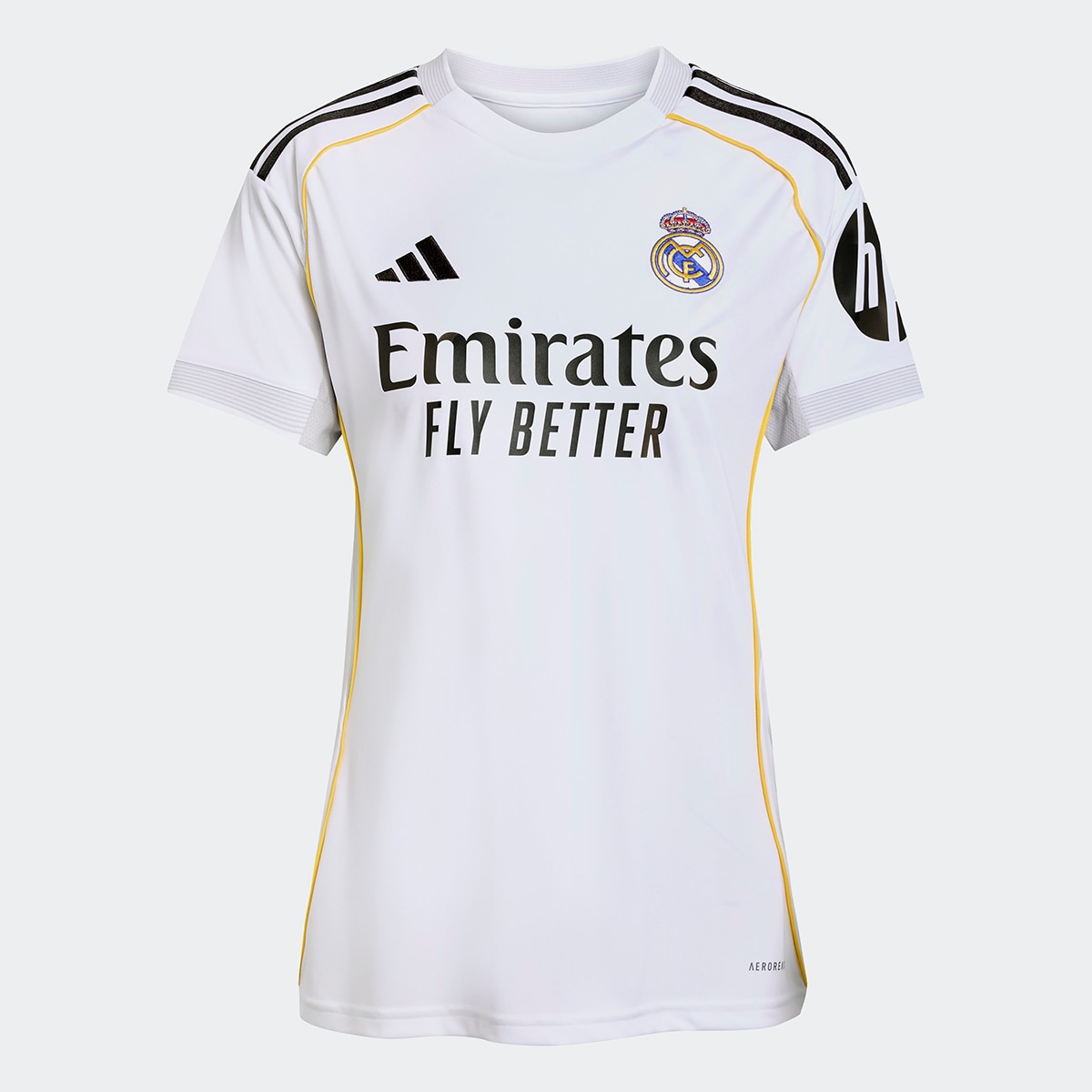 T-shirt de Mulher 1.º Equipamento Real Madrid CF 2025-2026 Branco-6
