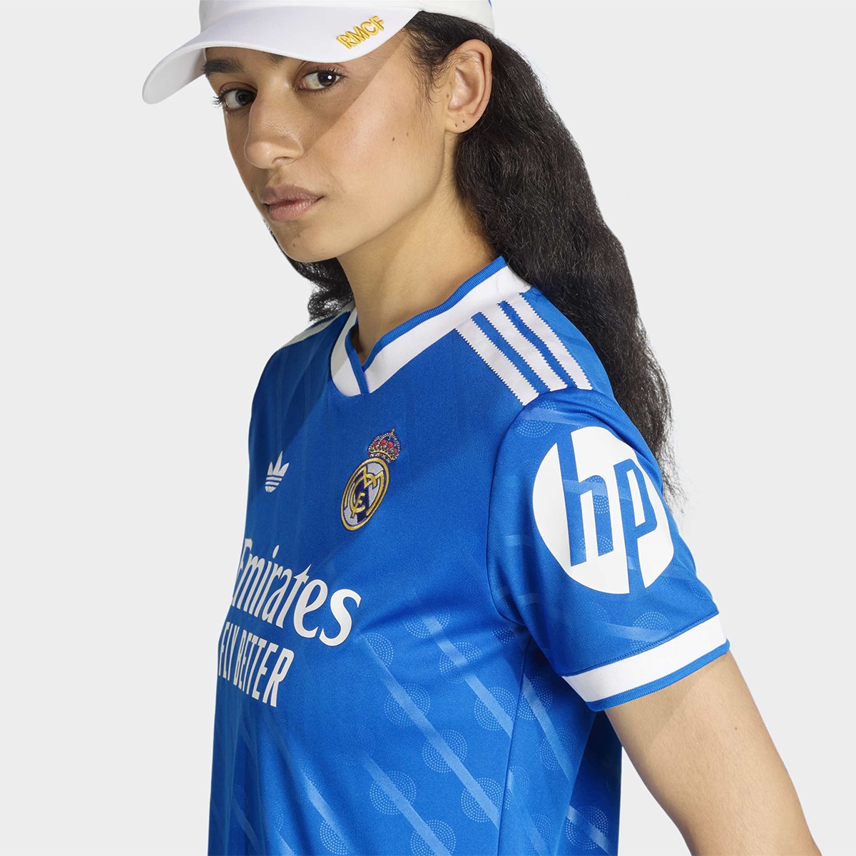 T-shirt de Mulher 3.º Equipamento Real Madrid CF 2025-2026 Azul-4