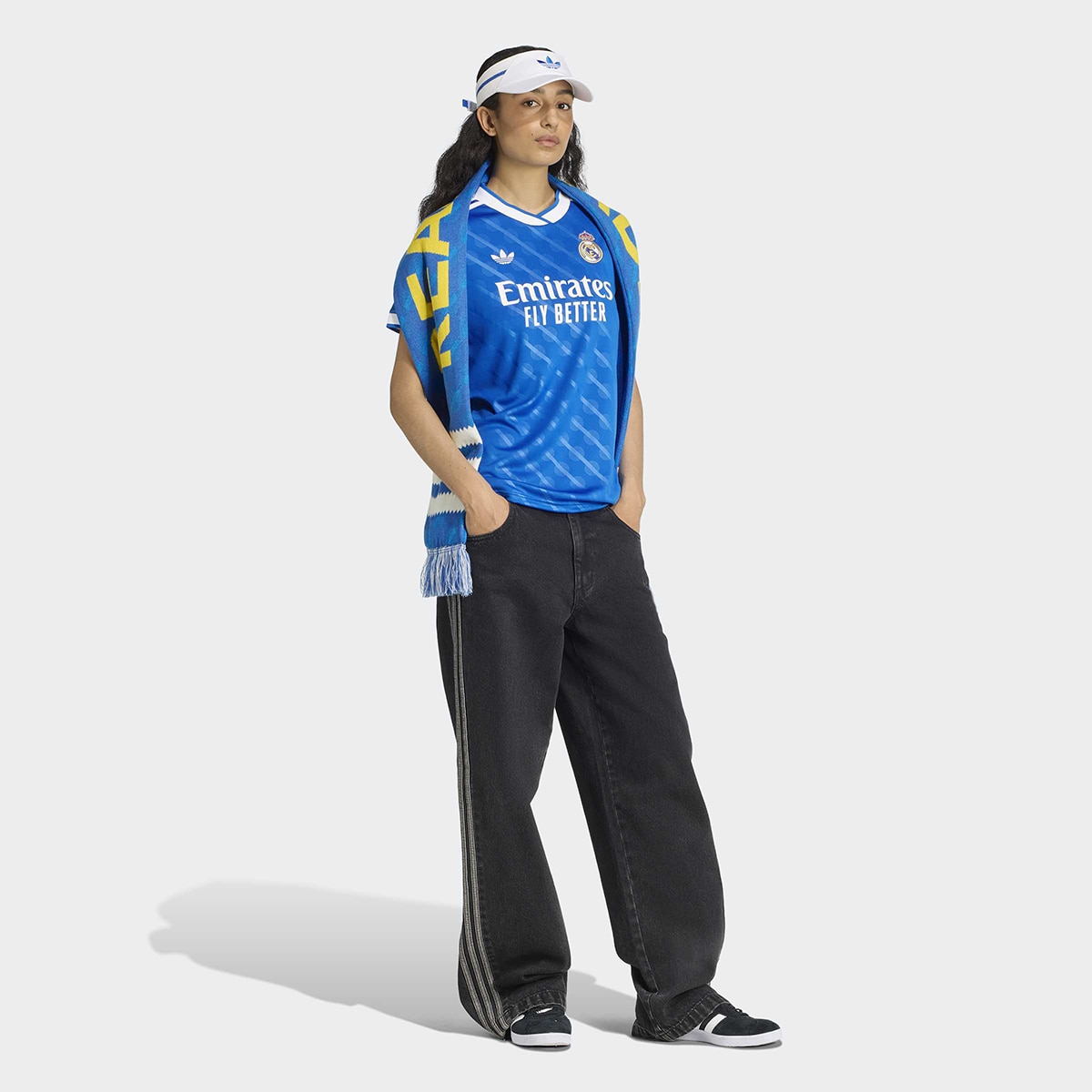 T-shirt de Mulher 3.º Equipamento Real Madrid CF 2025-2026 Azul-7