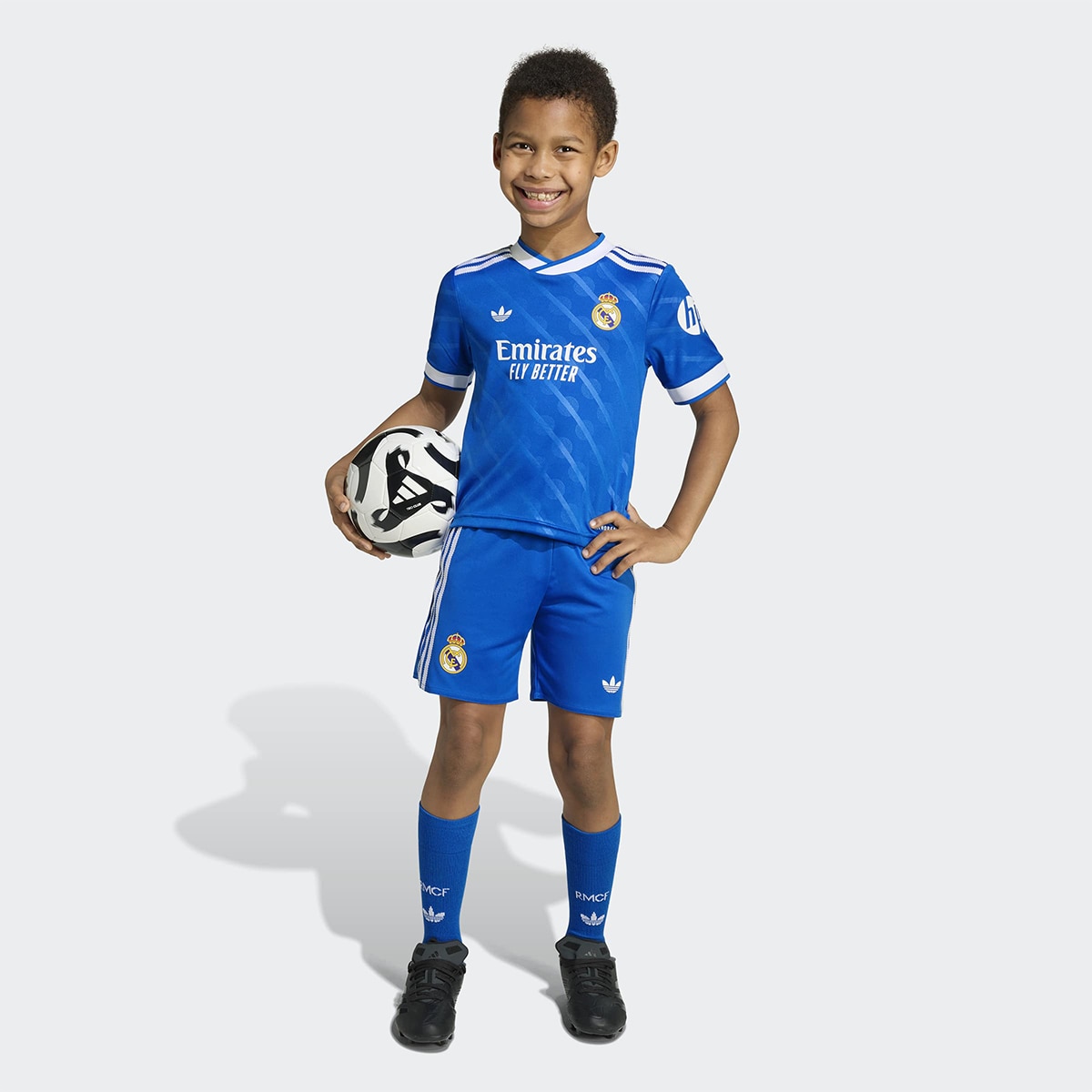Mini Conjunto de Criança 3.º Equipamento Real Madrid CF CF 2025-2026 Azul-1