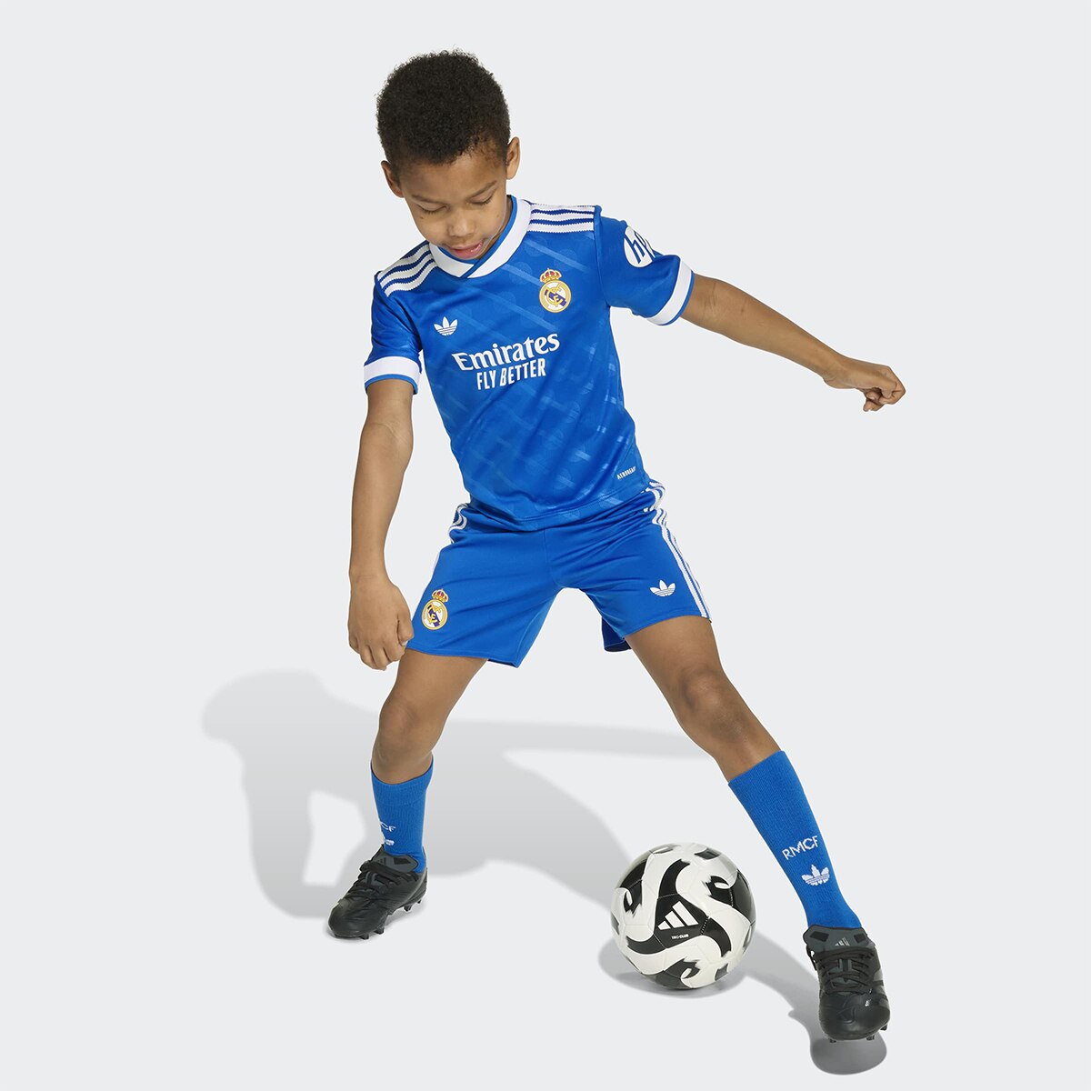 Mini Conjunto de Criança 3.º Equipamento Real Madrid CF CF 2025-2026 Azul-11