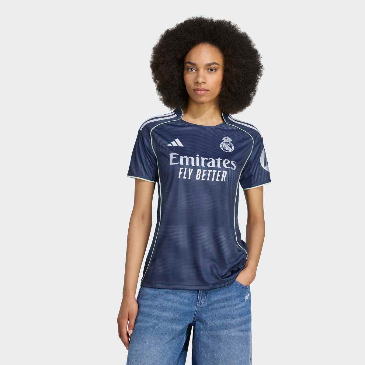 Imagem 0 de T-shirt de Mulher 2.º Equipamento Real Madrid CF 2025-2026