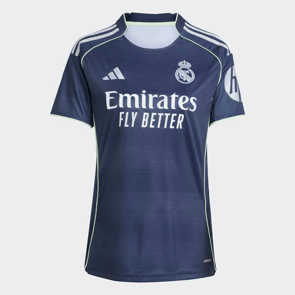 T-shirt de Mulher 2.º Equipamento Real Madrid CF 2025-2026 Azul-6