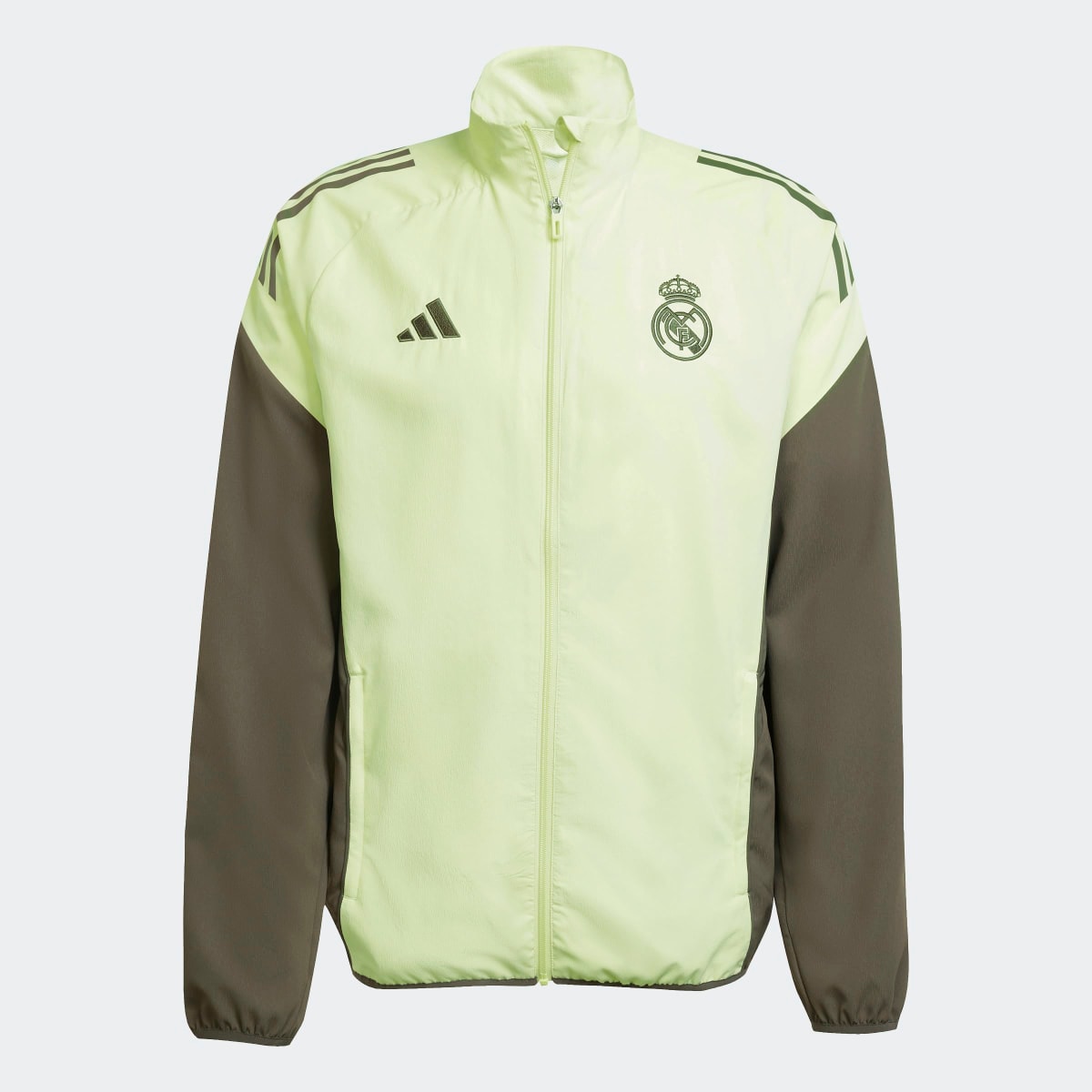Casaco de Apresentação de Homem Real Madrid CF 2025-2026 Tiro 25 Competition Verde-7