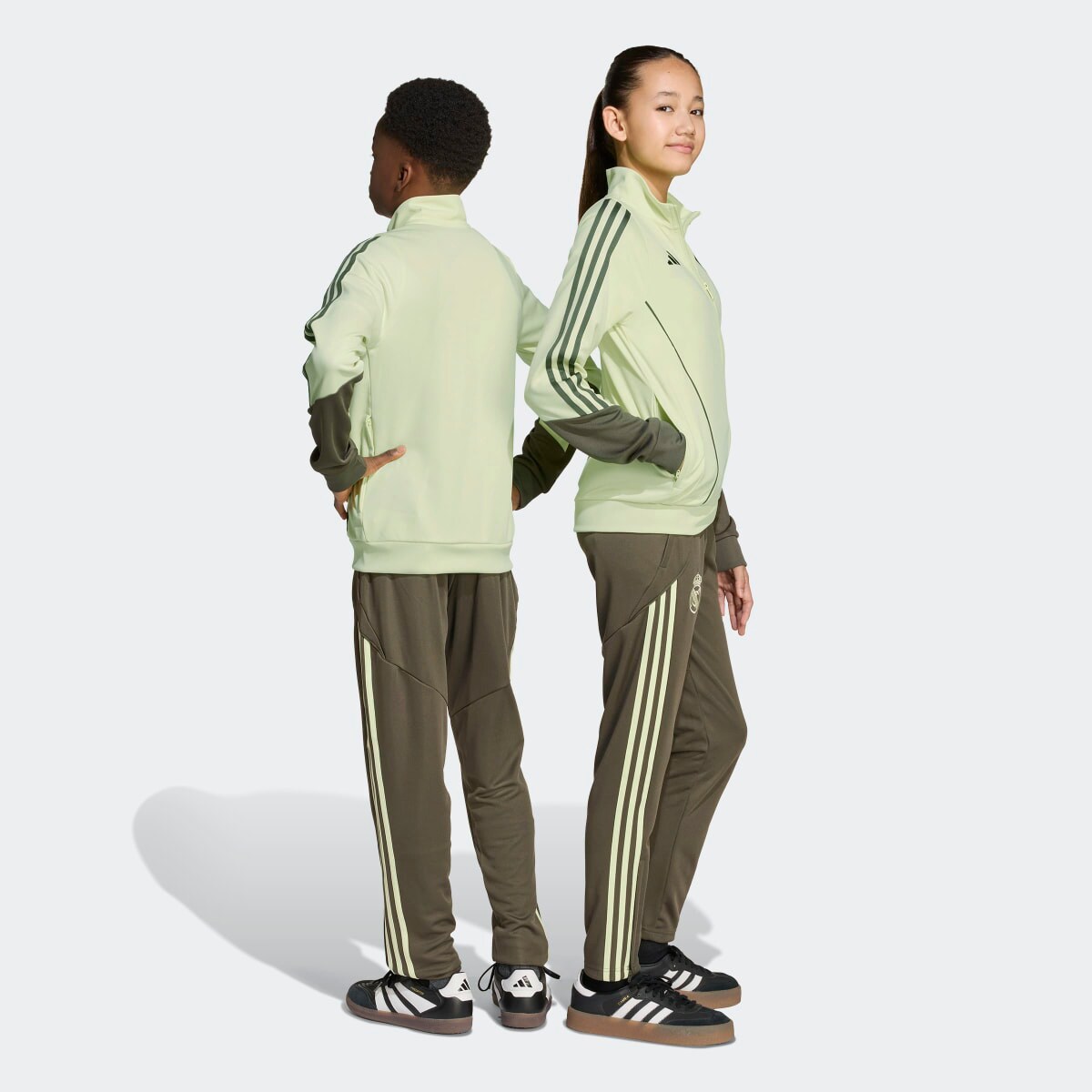 Fato de Treino de Criança Real Madrid CF 2025-2026 Tiro 24 Verde-2